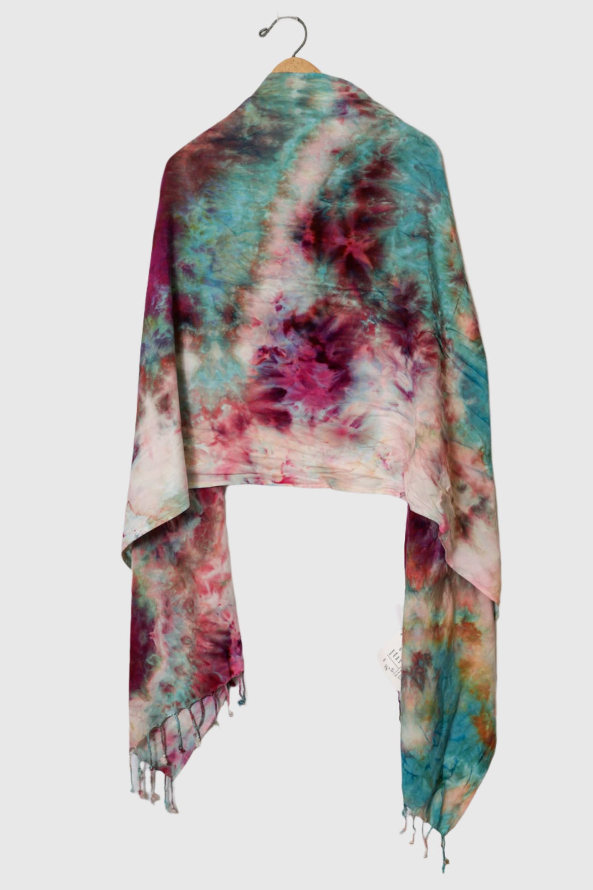 Frostberry - Fringed Rayon Scarf - 20x70