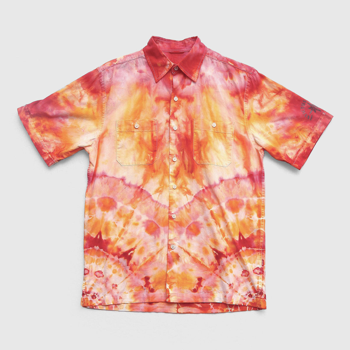 Solar Flare - Cotton Button Shirt - S