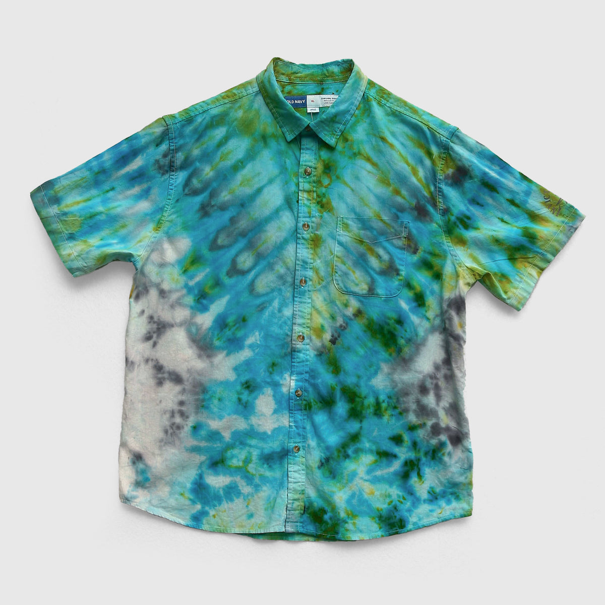 Mermaids Fin - Linen Blend Shirt - XL