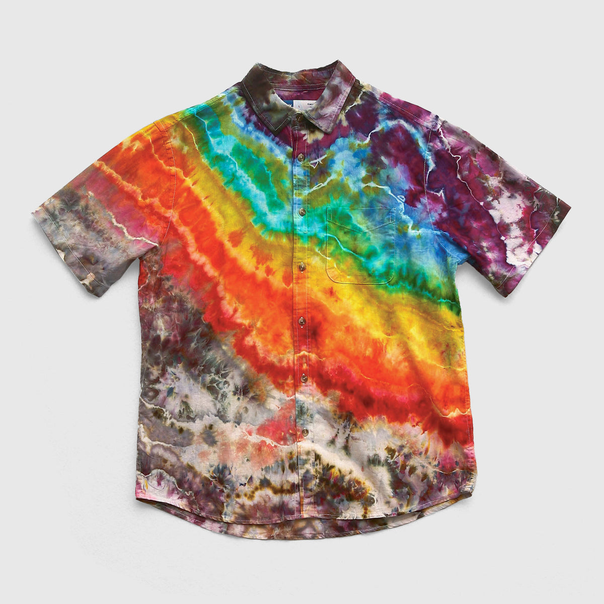 Sunshine After the Rain - Linen Blend Shirt - L