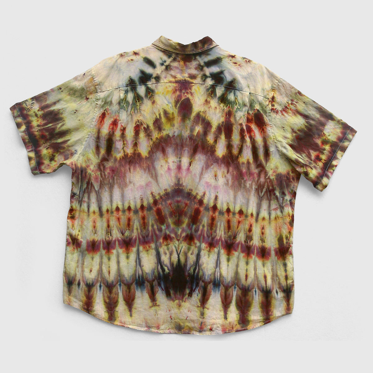 Woodland Whisper - Linen Blend Shirt - XXXL