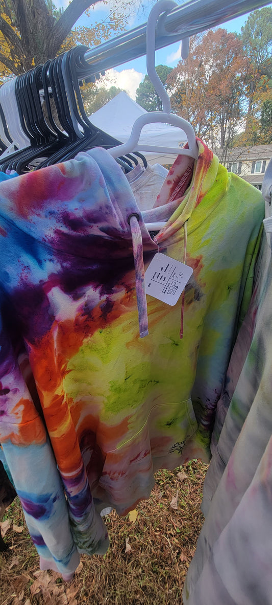 Neon Rainbow - Hoodie - Women's - XL